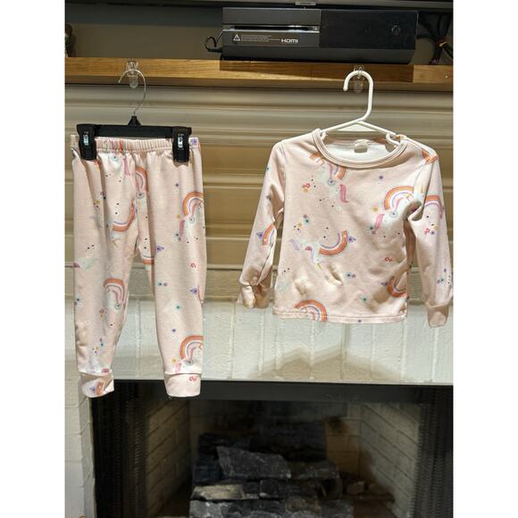 Unicorn Pajamas Size 2T - Picture 1 of 9